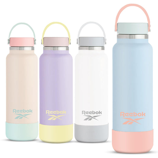 Reebok Athletic Stainless Steel Water Bottle With Handle - 32 oz