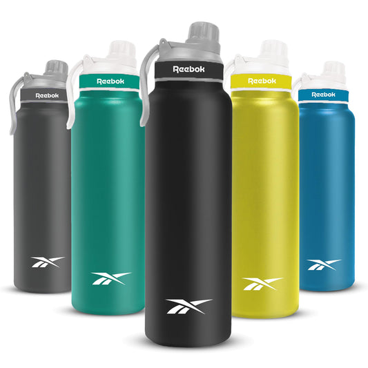 Reebok Athletic Stainless Steel Insulated Water Bottle - 32 oz With Chug Lid