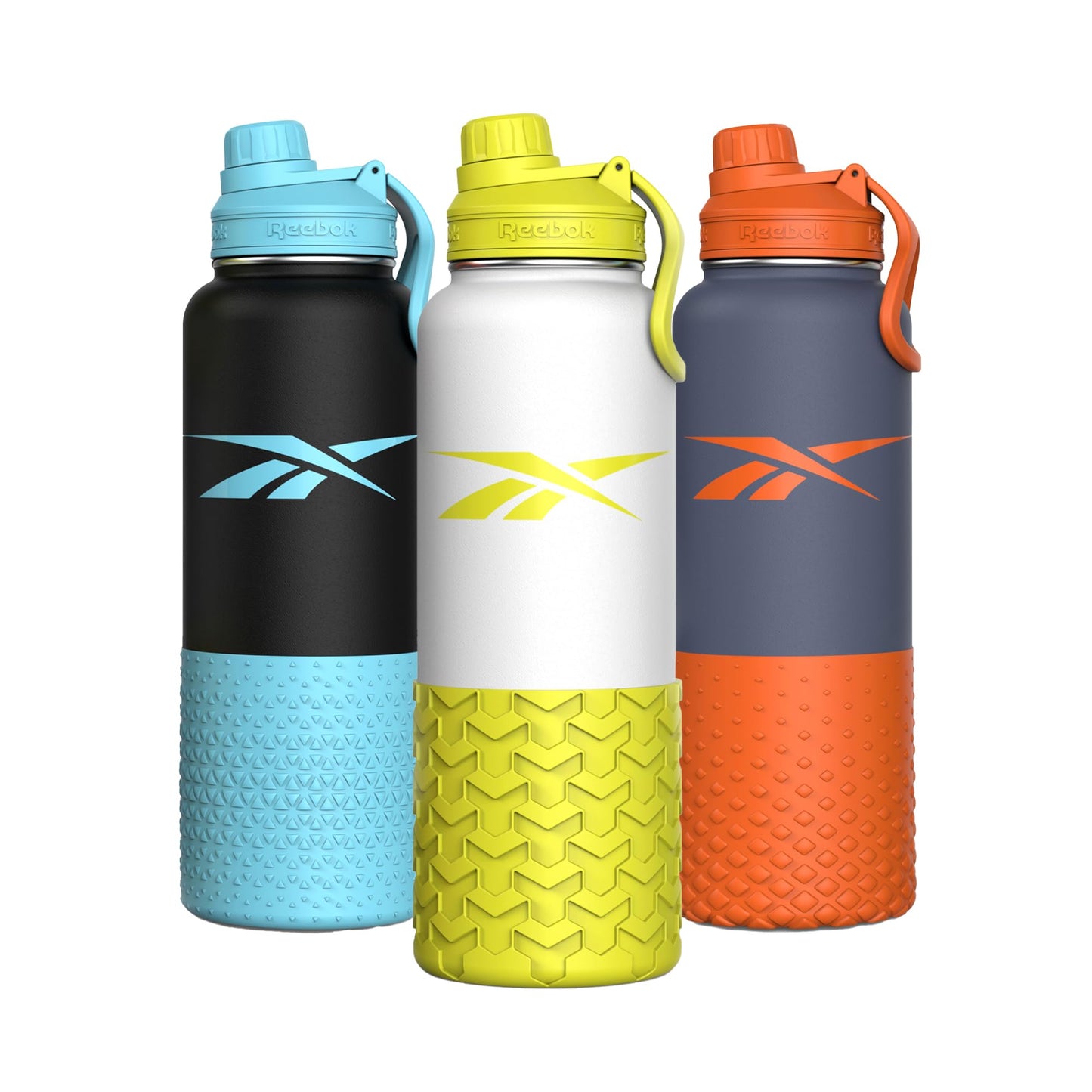 Reebok Stainless Steel Sports Water Bottle With Chug Lid - 40 oz